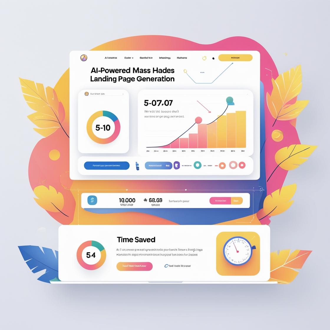 Masszív landing page generálás